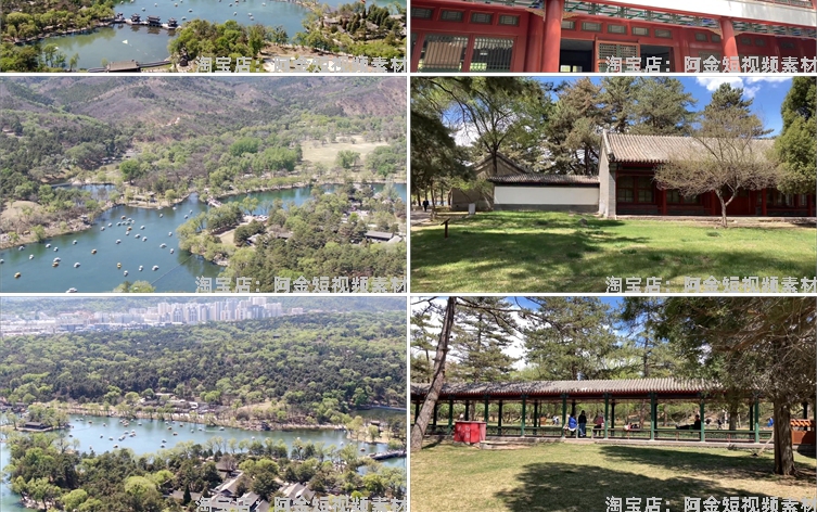 河北承德城市航拍避暑山庄风景素材高清治愈系旅游景点抖音短视频插图4