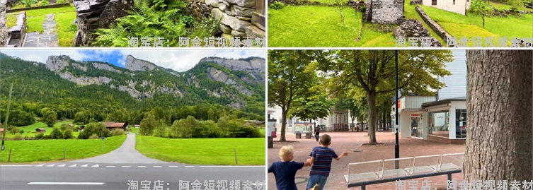 欧洲瑞士小镇漫步街拍风景走拍国外北欧高清长中视频小说推文素材插图5