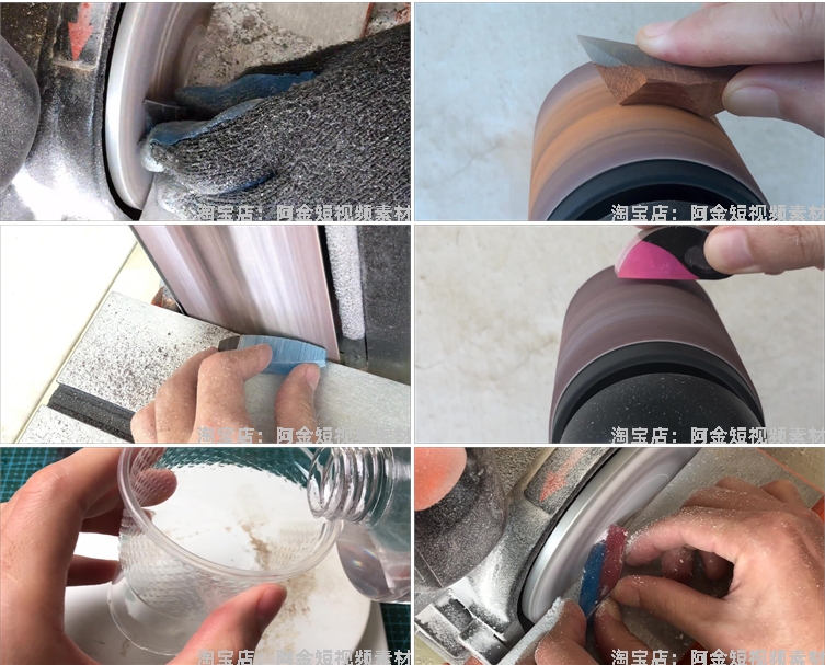 手工DIY滴胶饰品水晶树脂创意高清横屏国外解压视频小说推文素材插图4