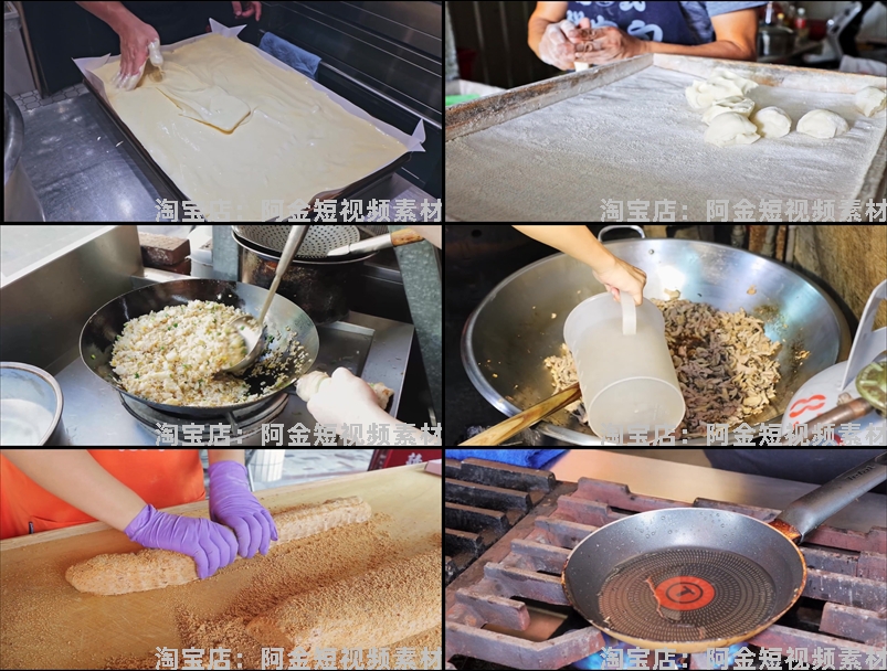 台湾街头美食制作烹饪解压高清国外横屏短视频小说推文素材引流插图3