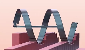 C4D创建条形模型滚动视频素材
