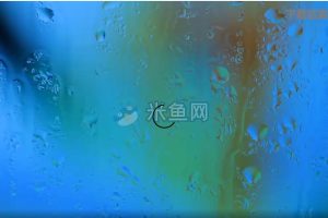 雨后玻璃雨滴视频素材